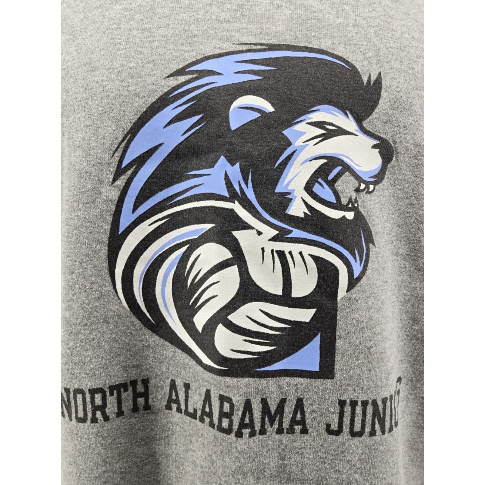 Russell Athletic North Alabama Juniors Vollyball Lion Sweater Gray Size Large Size L / US 10 / IT 46 - 3 Thumbnail