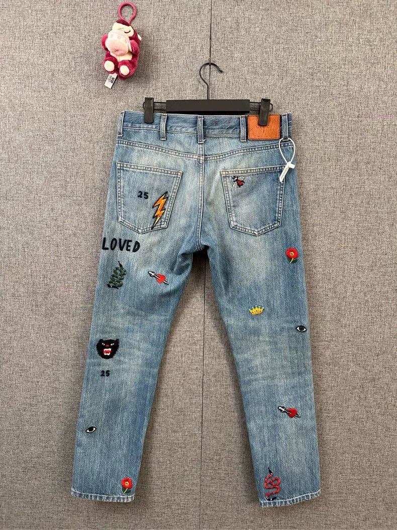 Gucci Decal jeans 2502-Nextarrow