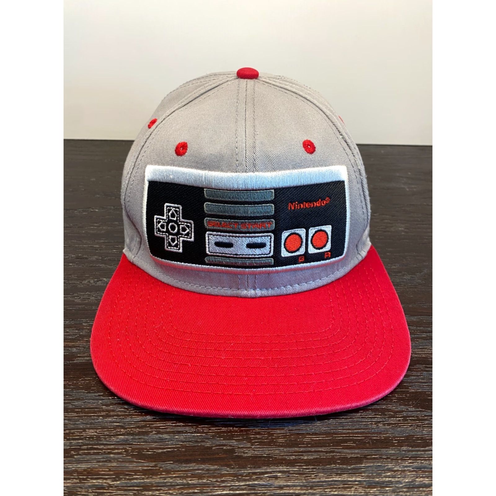 Nintendo VINTAGE Nintendo Baseball Cap Hat Mens One Size Gray Cotton Retro 90s Controller Embroidered OSFM Size ONE SIZE - 2 Thumbnail
