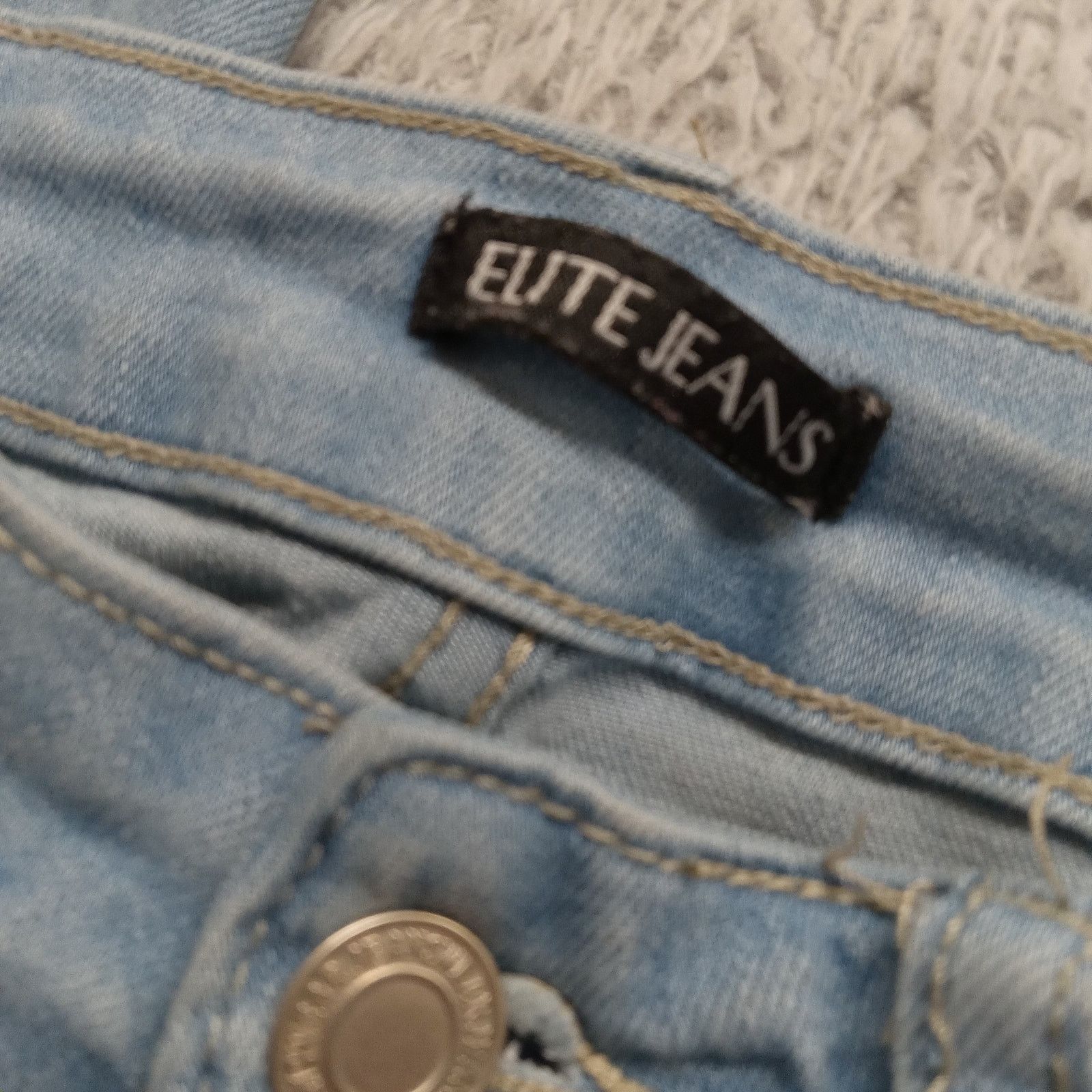 & Other Stories Elite Jeans 28 X 27 Women's Destressed High Rise Light Wash Size 28" / US 6 / IT 42 - 5 Thumbnail