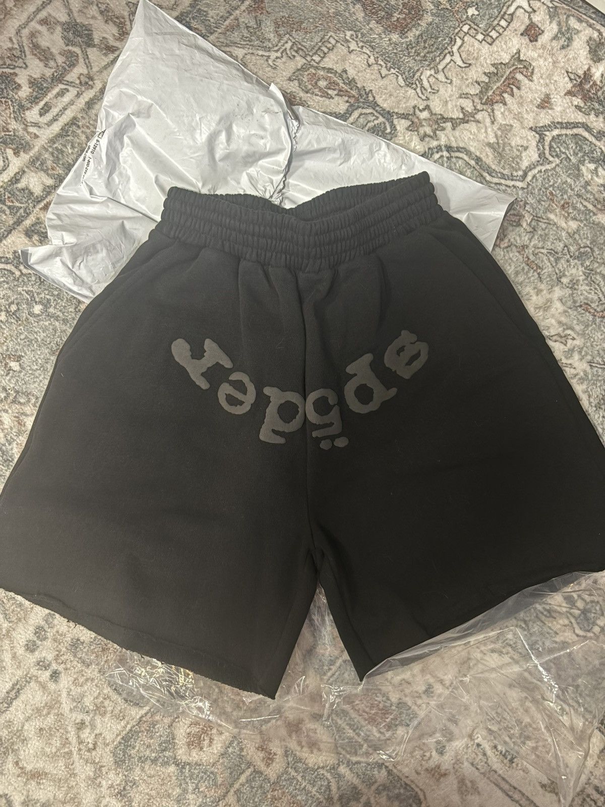 Sp5der Sp5der OG Web V2 Phantom Sweatshort 'Black' Size US 26 / EU 42 - 4 Thumbnail