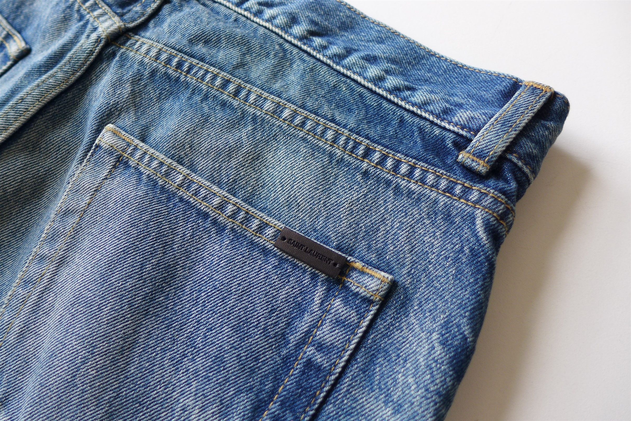 Saint Laurent Paris Saint Laurent Paris D18 Jeans - Hydrangea Blue Denim Size US 30 / EU 46 - 9 Thumbnail
