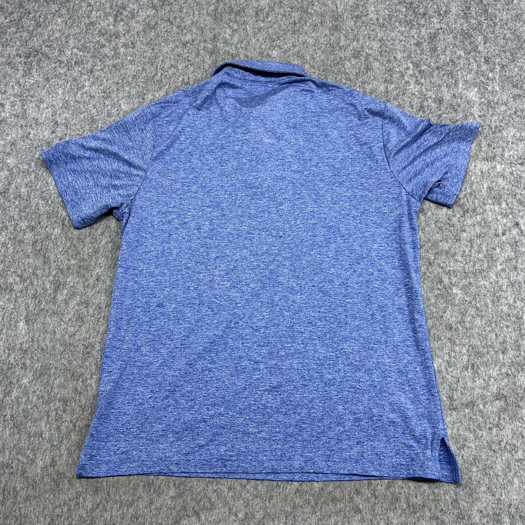 Vintage 01.ALGO Polo Shirt Mens L Blue Quick Dry UV SPF 40 Golf Performance Polo Shirt Size US L / EU 52-54 / 3 - 2 Thumbnail