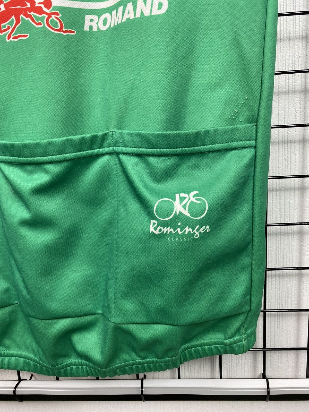 Other Rare Vintage PMU Romand Sportful Cycling Jersey Men L green Size US L / EU 52-54 / 3 - 25 Thumbnail