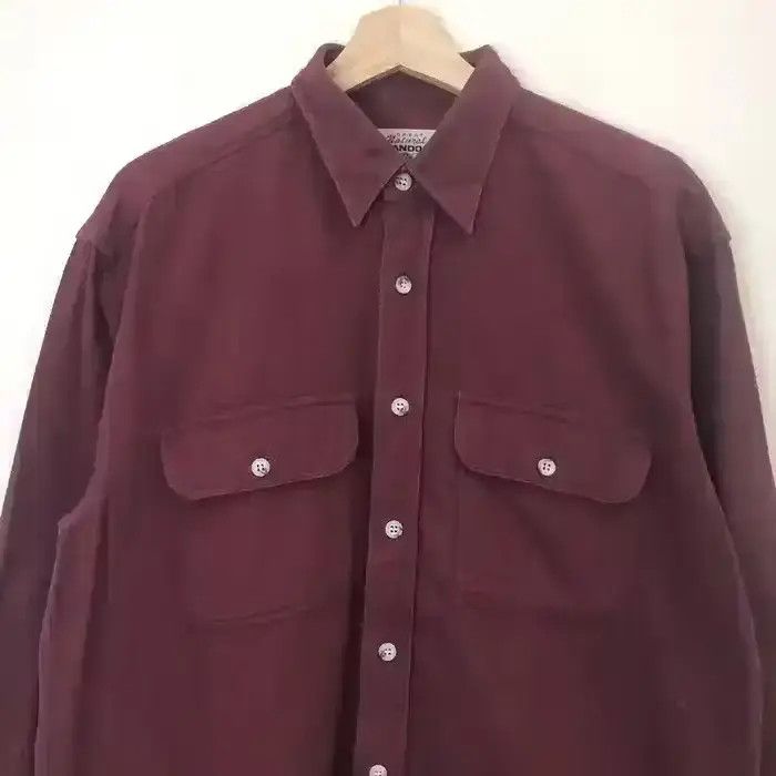 Flannel Mandoc Plain Multipocket Flannel Shirt Size US M / EU 48-50 / 2 - 2 Thumbnail