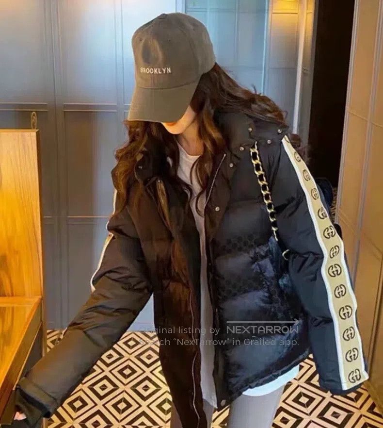 Gucci Gucci Colour-blocked logo dark pattern full-print hooded l Size US S / EU 44-46 / 1 - 8 Thumbnail