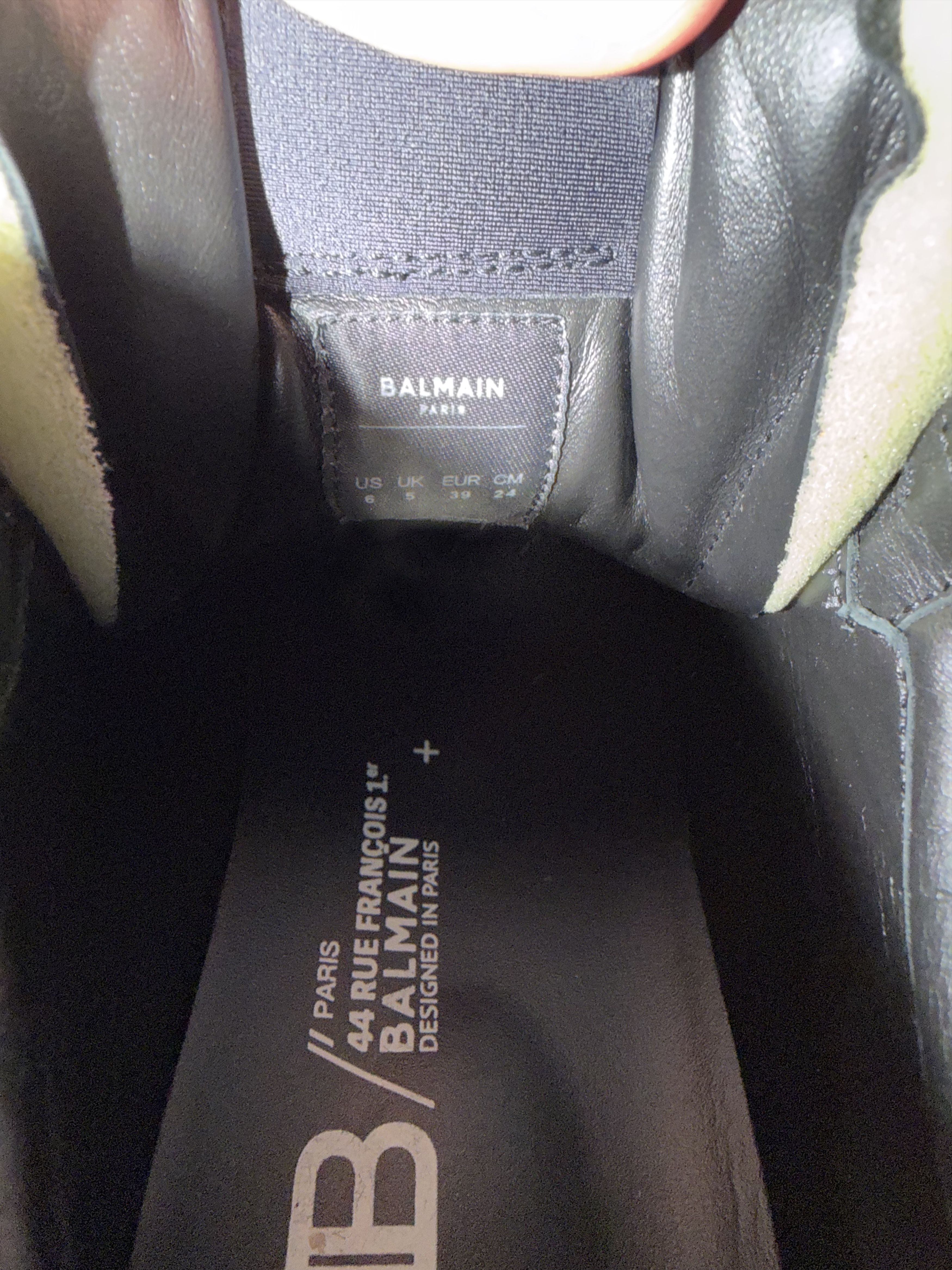 Balmain Balmain Swan Hi-Top Sneakers Size US 6 / EU 39 - 5 Thumbnail