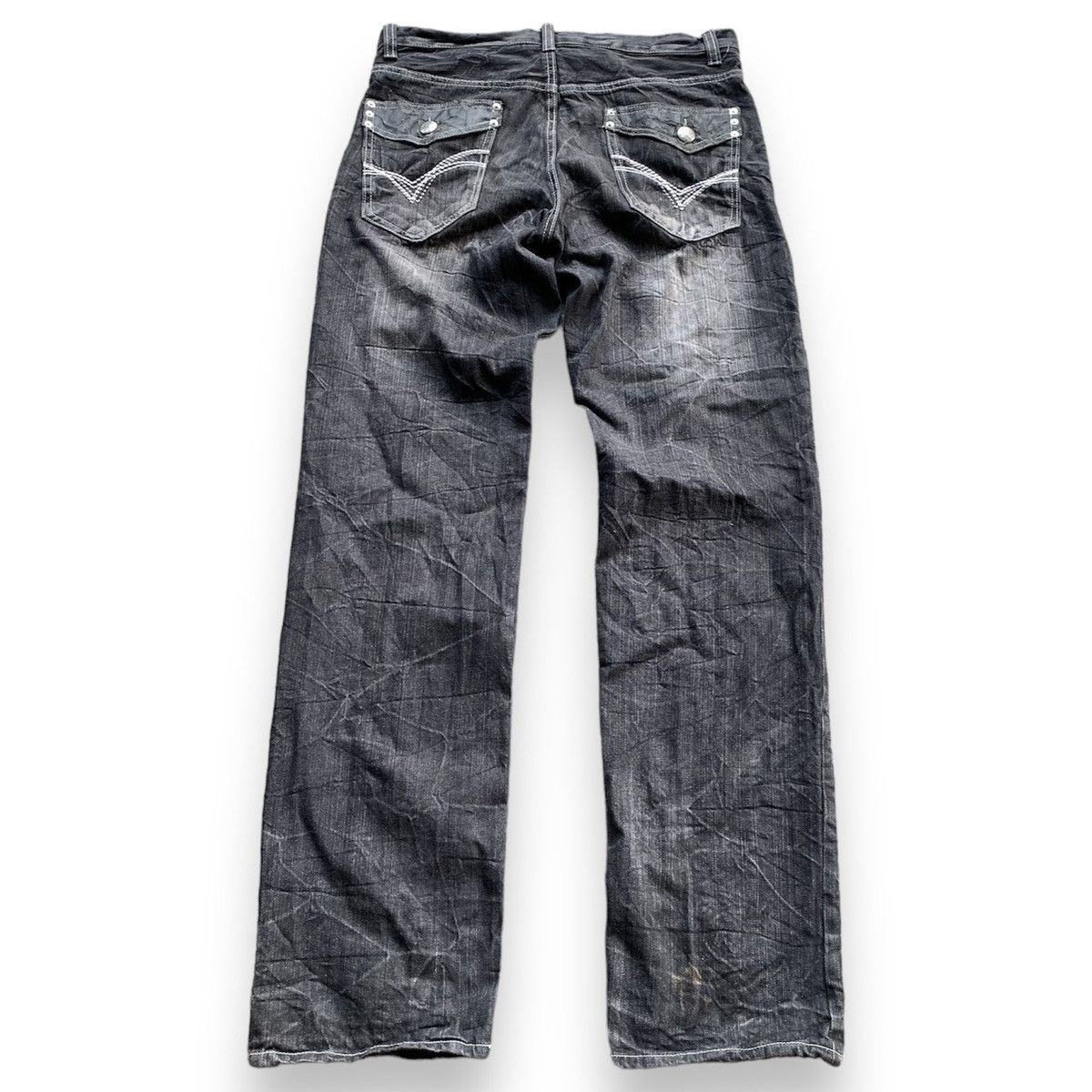 If Six Was Nine × Japanese Brand × Le Grande Bleu (L.G.B.) Wild life skull flare denim Size US 34 / EU 50 - 3 Thumbnail