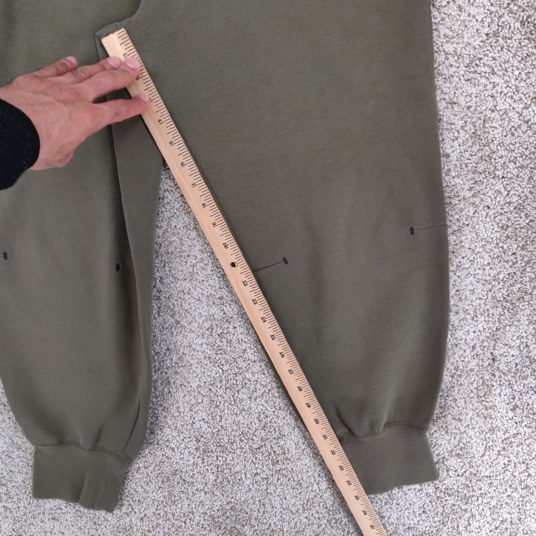 Nike Nike Women’s Tech Fleece Jogger Pants L Green - Athletic, Casual Sportswear, Yoga, Gym & Training, Tapered, Classic Logo Size 36" / US 14 / IT 50 - 4 Thumbnail
