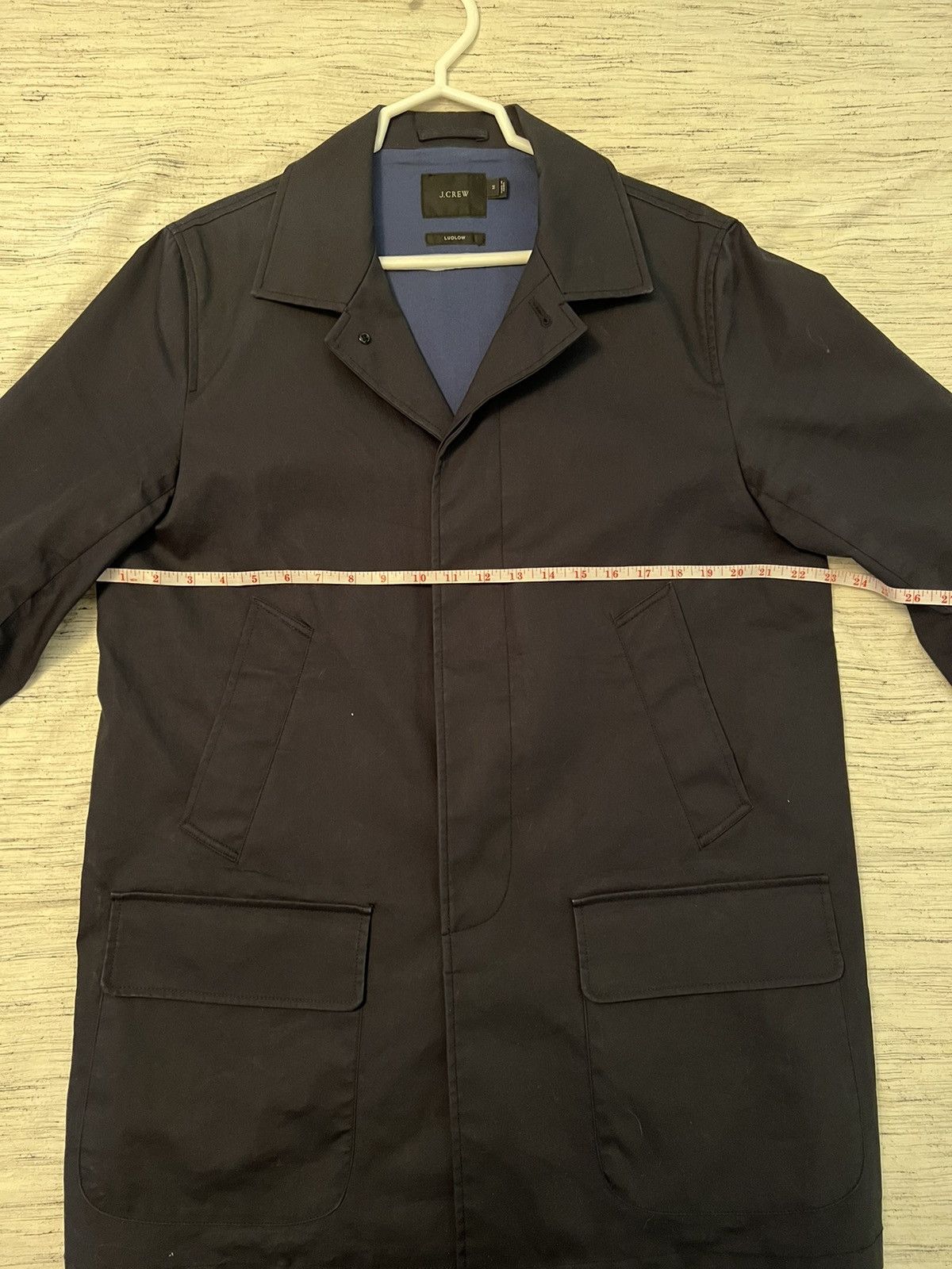 J.Crew Jcrew Ludlow Rain Coat Macintosh Style Jacket Size US M / EU 48-50 / 2 - 8 Thumbnail