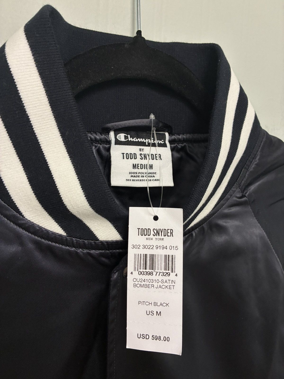 Todd Snyder SATIN BOMBER JACKET Size Medium Size US M / EU 48-50 / 2 - 4 Thumbnail
