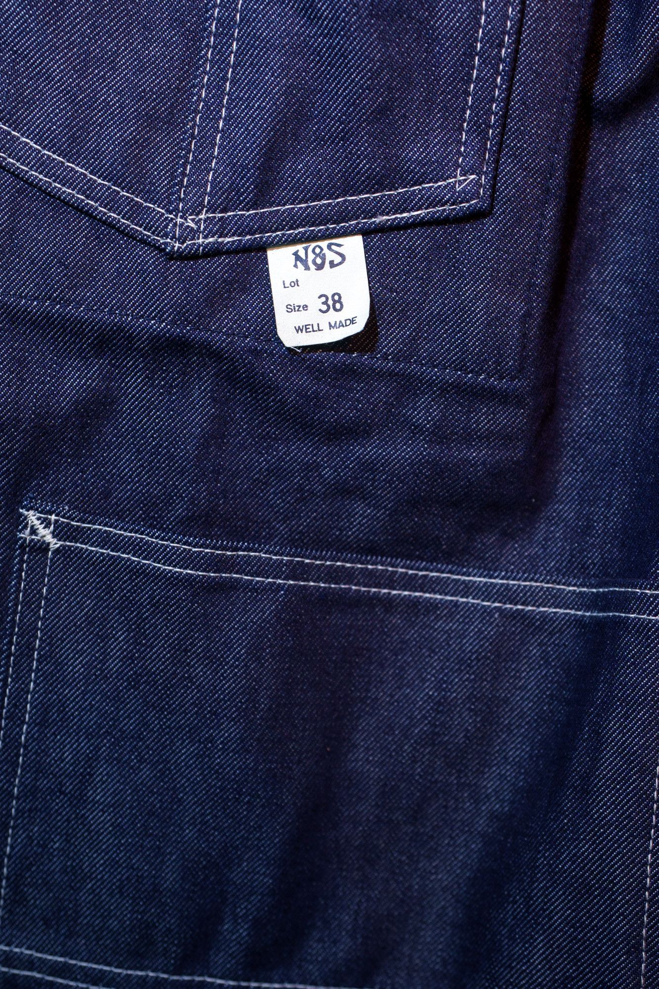 Other N&S Sanforized Denim Chore Coat Workwear Jacket Size US XXS / EU 40 - 5 Thumbnail