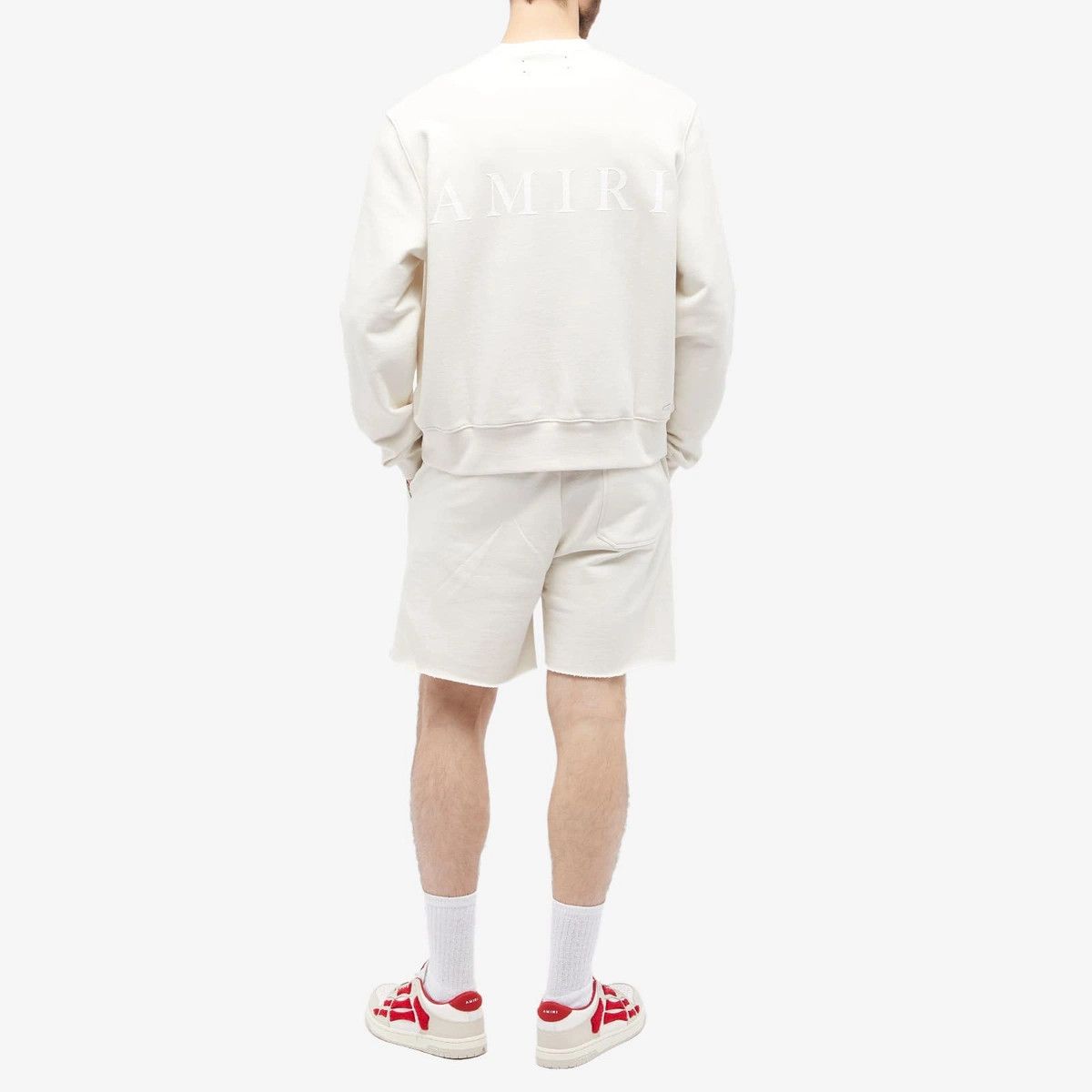 Amiri o1w1db10125 Crewneck Sweatshirt in White Size US M / EU 48-50 / 2 - 5 Thumbnail
