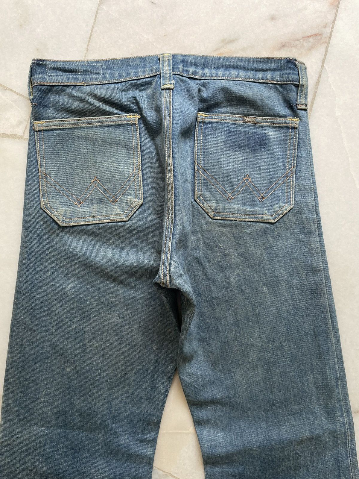 Wrangler Vintage 70s-80s Wrangler Bell Bottom Flare Jeans Size US 30 / EU 46 - 4 Thumbnail