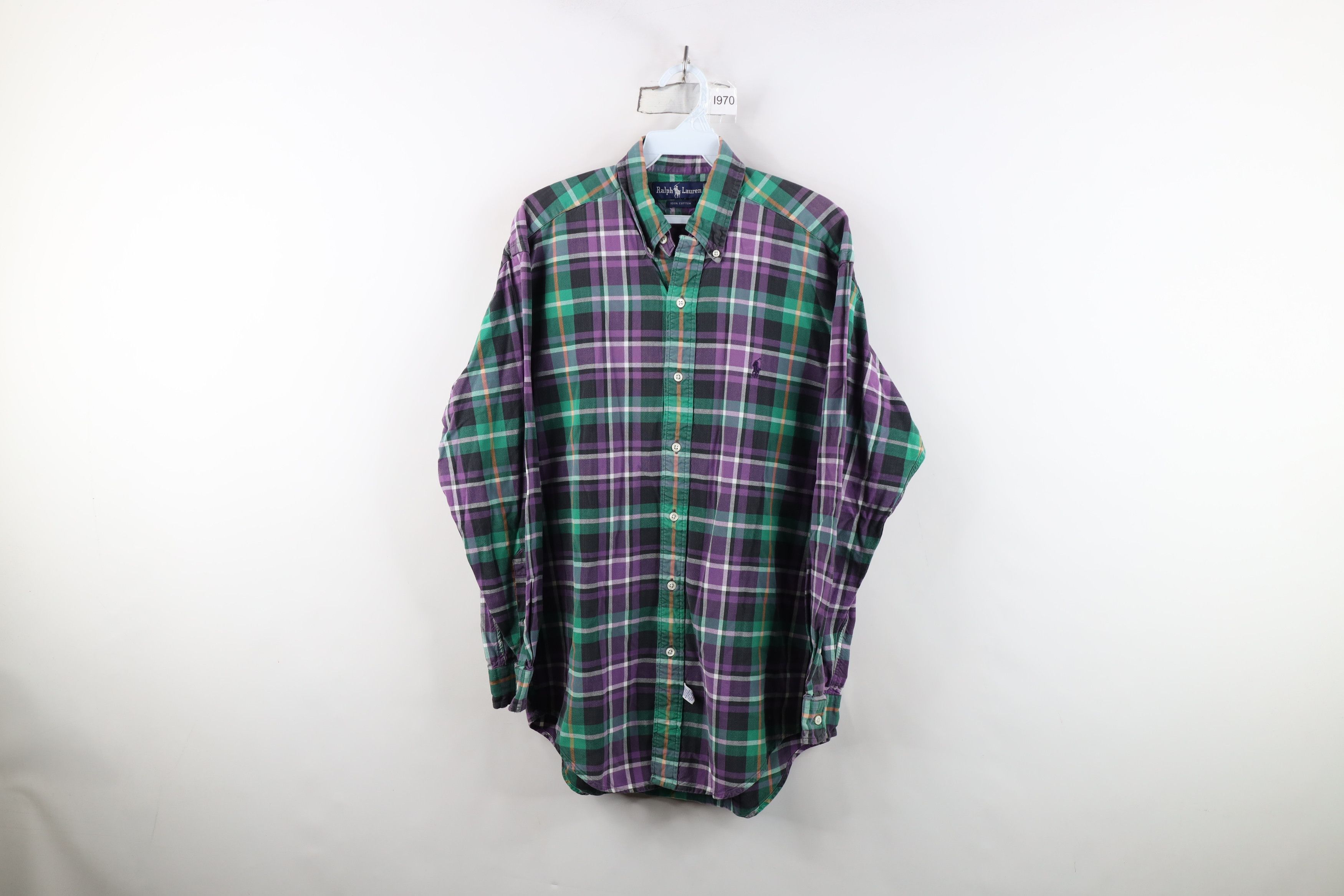 Polo Ralph Lauren Vintage 80s 90s Ralph Lauren Madras Plaid Button Down Shirt Size US S / EU 44-46 / 1 - 1 Thumbnail
