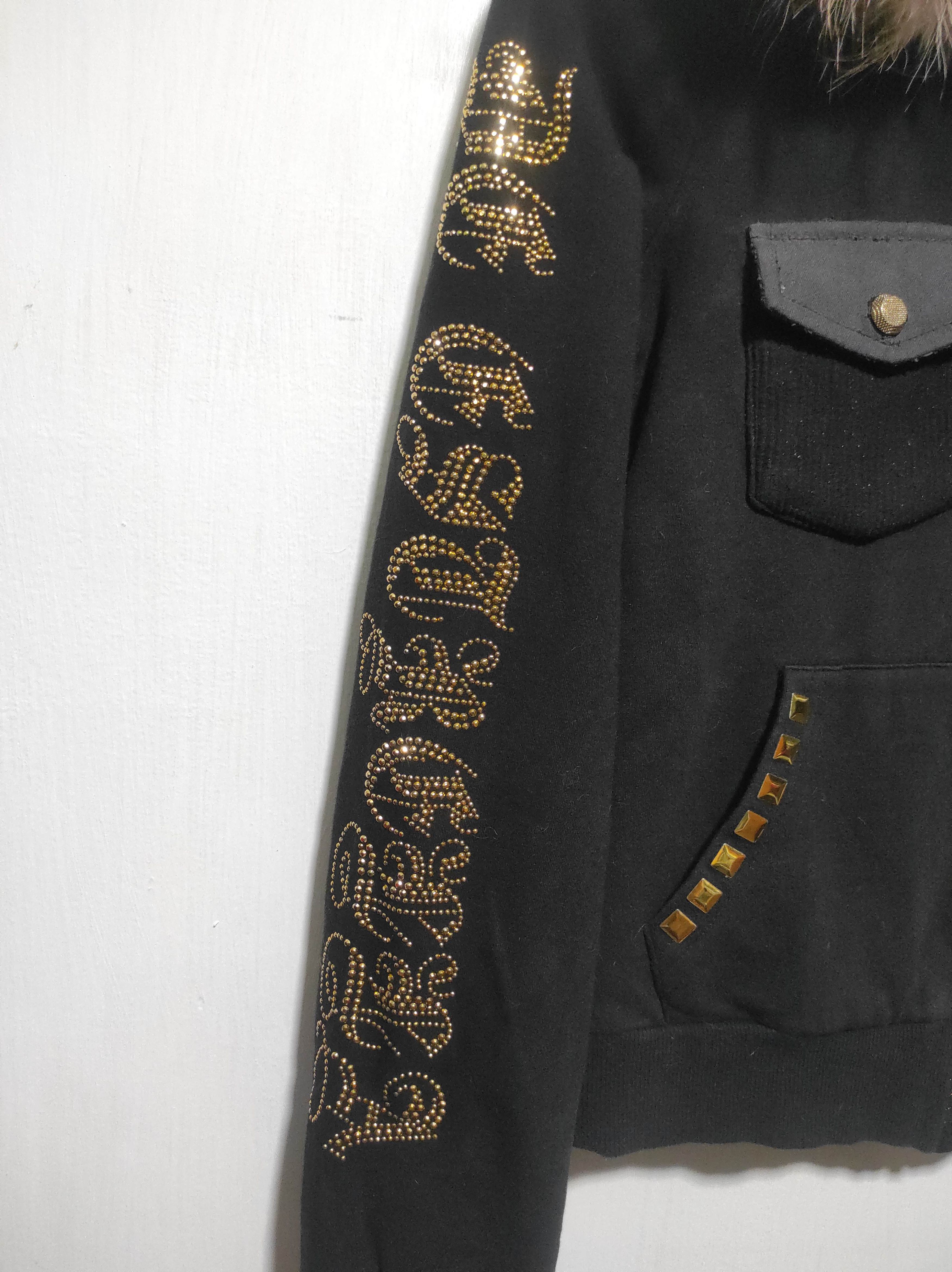 If Six Was Nine Egoist Studed Zip Fur Hoodie if six was nine style Size XS / US 0-2 / IT 36-38 - 7 Thumbnail