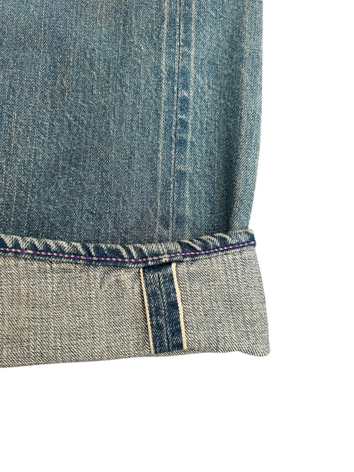 Kapital Vintage The Blue of an Selvedge Distressed Rusty Denim Jeans Size US 32 / EU 48 - 3 Thumbnail