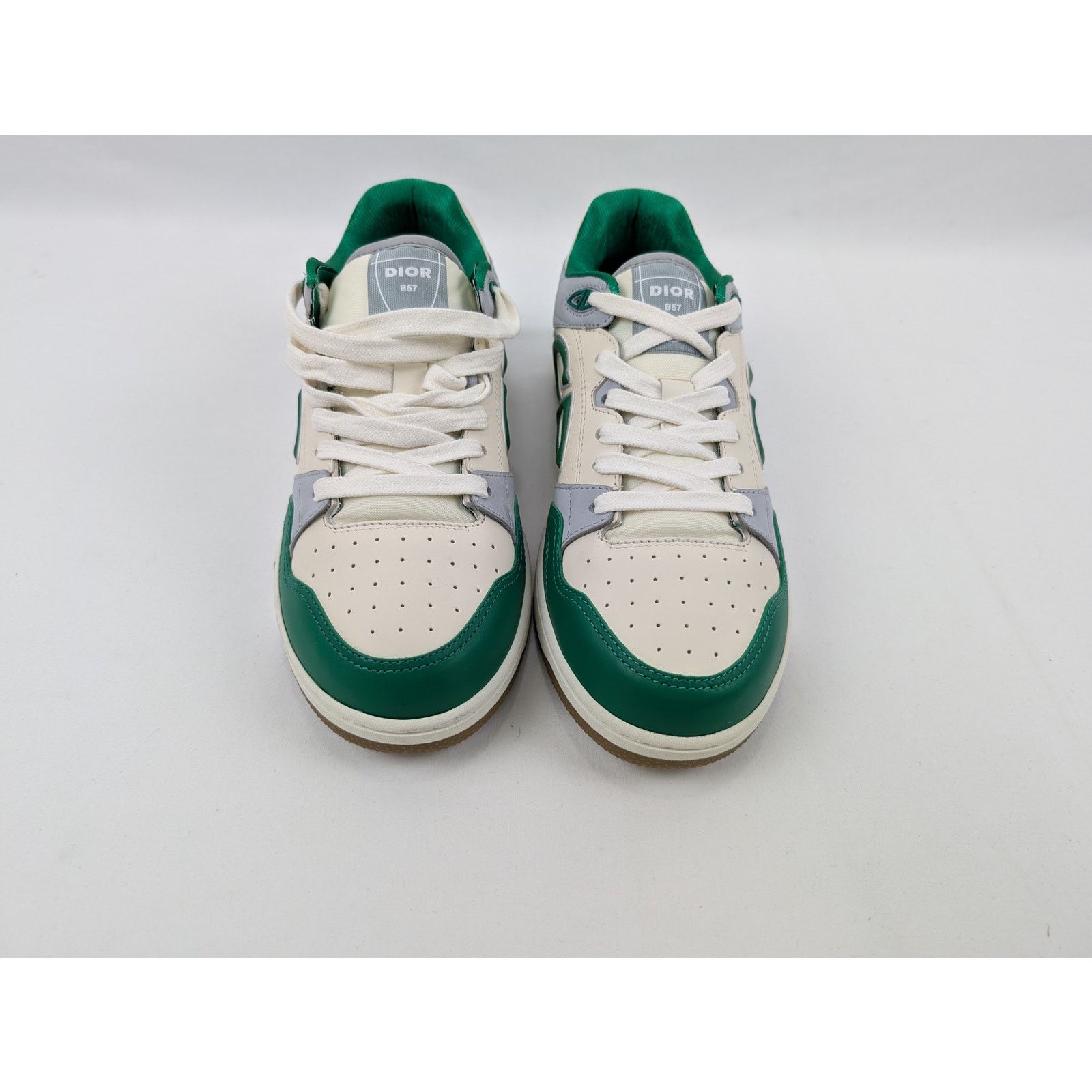 Dior o1rshd1 M-B57 LT Calf Sneakers in Grey/Green Size US 8 / EU 41 - 10 Thumbnail