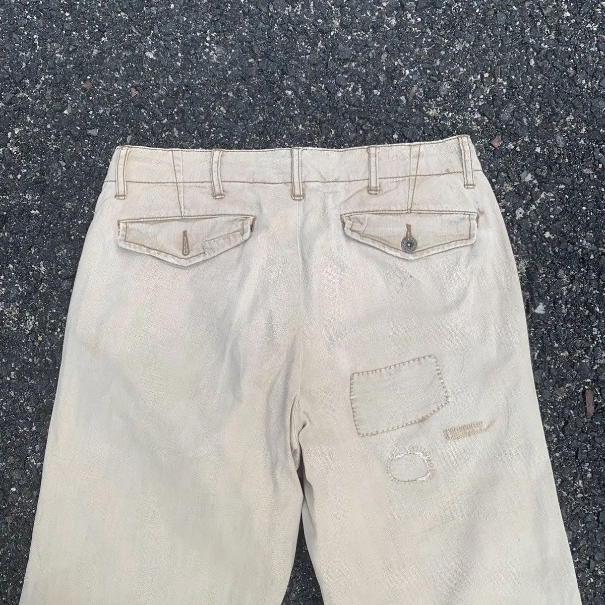 Polo Ralph Lauren × Ralph Lauren POLO RALPH LAUREN TROUSERS PATCHWORK RUGGED PANTS NICEDESIGN Size US 29 - 13 Thumbnail