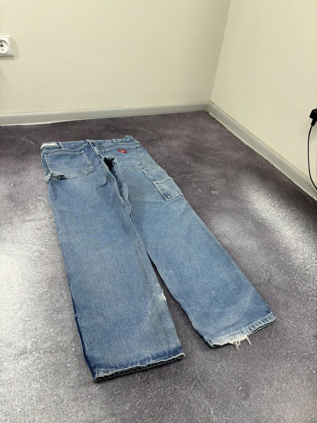Dickies × Vintage Vintage Dickies USA Relaxed Fit Faded Light Blue Denim Jeans Size US 36 / EU 52 - 3 Thumbnail