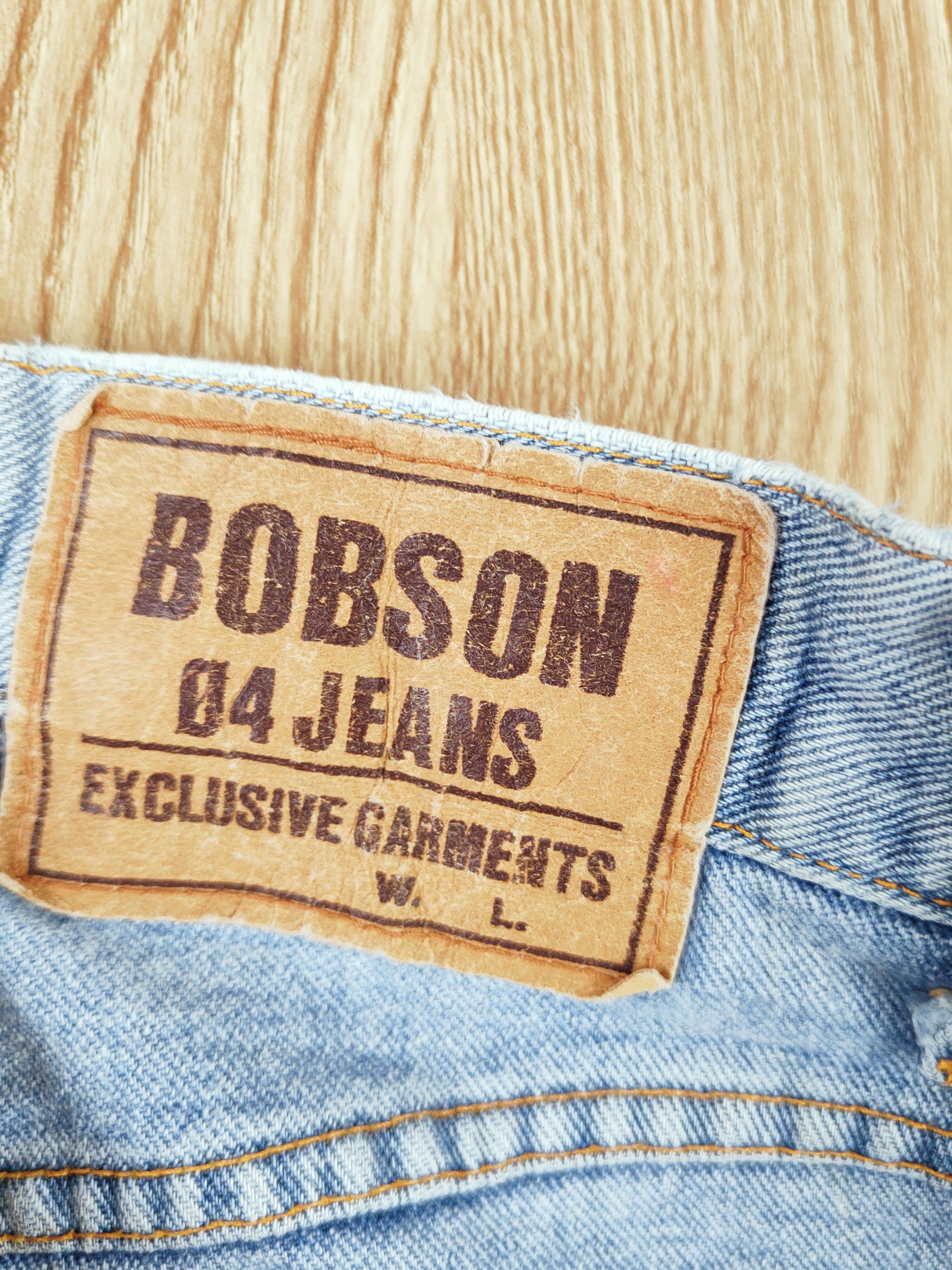 Japanese Brand Bobson Blue Distressed Ripped Jeans #W617 Size US 38 / EU 54 - 7 Thumbnail