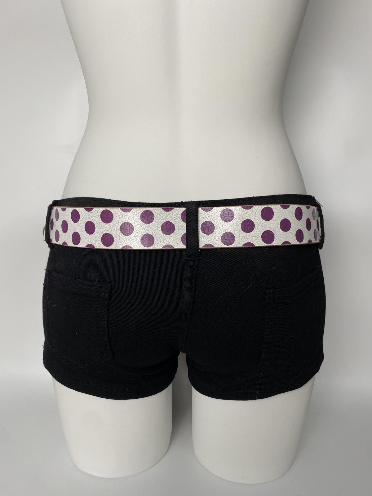 Japanese Brand Vtg Polka dots Statement Retro Unisex Genuine Leather Belt Size ONE SIZE - 3 Thumbnail