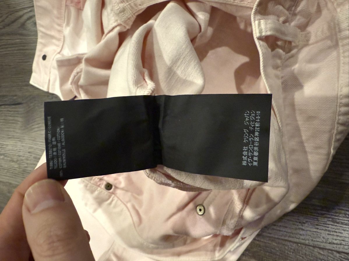 Saint Laurent Paris Light Pink SLP Jeans Size US 33 - 6 Thumbnail