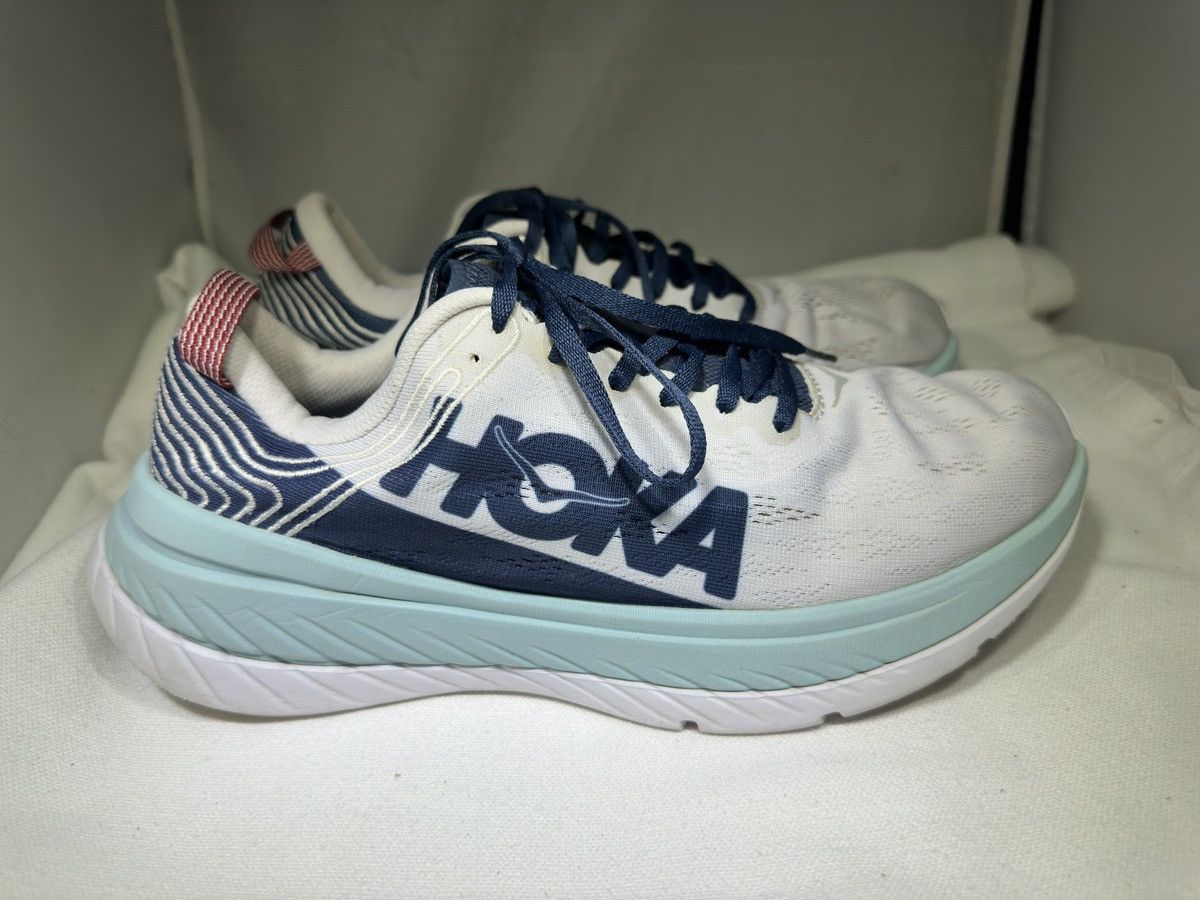 Reyn Spooner PreOwned Hoka Men’s 9 Carbon X White Running Shoes Sneakers Size US 9 / EU 42 - 3 Thumbnail