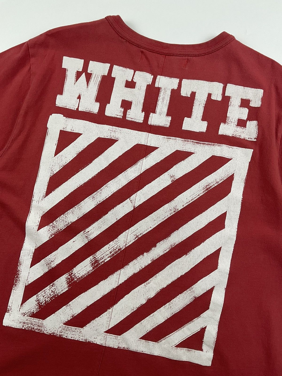 Off-White Off White Brushed Diagonal Oversized Shirt Size US M / EU 48-50 / 2 - 6 Thumbnail