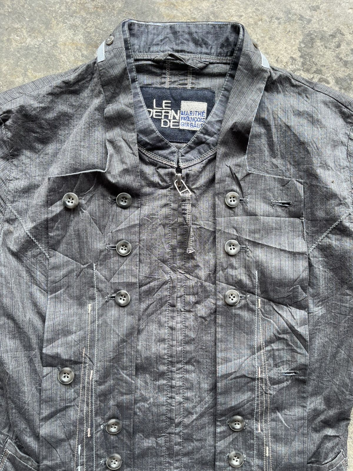 Marithe + Francois Girbaud MARITHE FRANCOIS GIRBAUD ZIP UP SHIRT Size S / US 4 / IT 40 - 6 Thumbnail