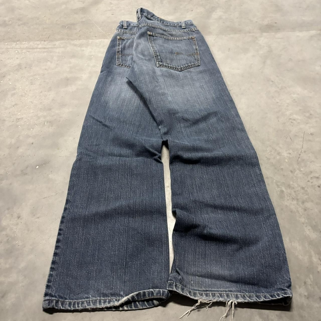 Calvin Klein × Vintage Crazy Vintage Y2K/2000s Grunge Calvin Klein Dark Wash Denim Jeans! Size US 32 / EU 48 - 4 Thumbnail