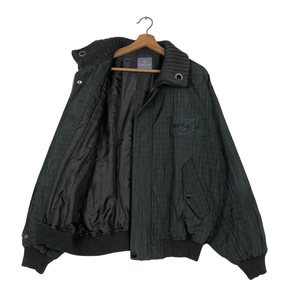 Japanese Brand 🔥Vtg Riot Bomber Jacket Parachute Simple Life Issey Miyake Size US L / EU 52-54 / 3 - 11 Thumbnail
