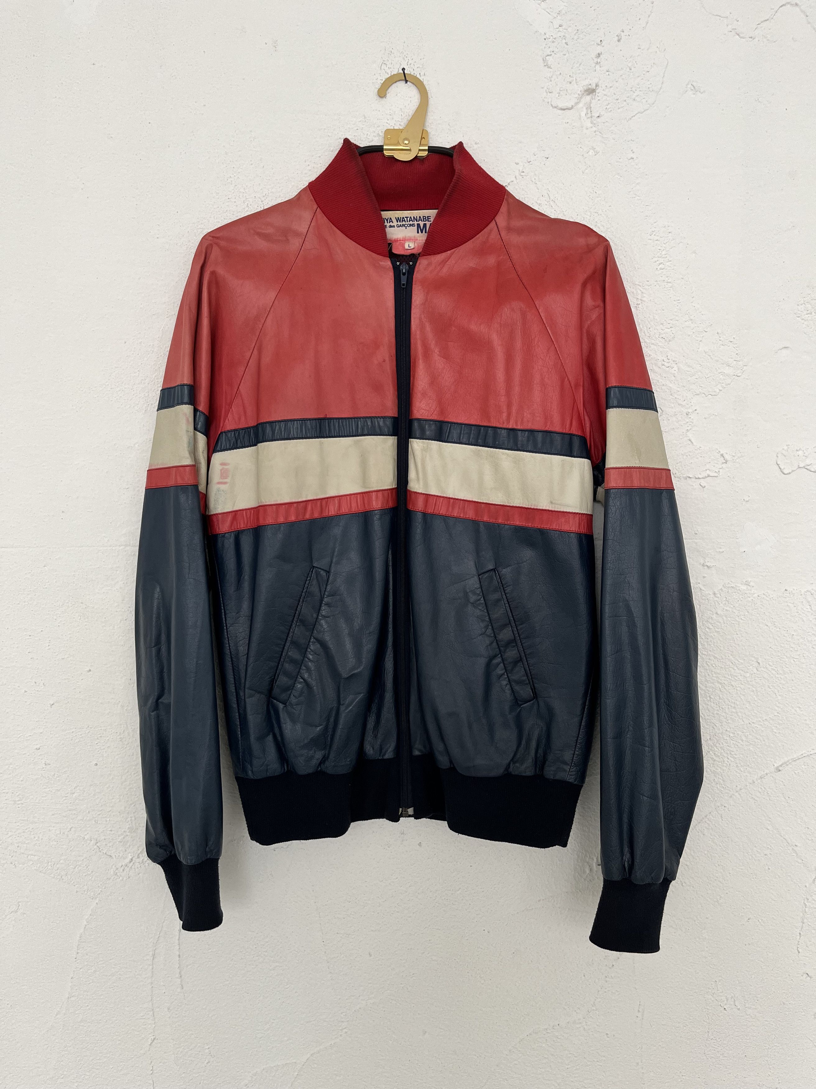 ジャケット・アウター 80s dezert bomber jacket Vintage Aecept Dezert INC Bomber Japanese Brand Stripe