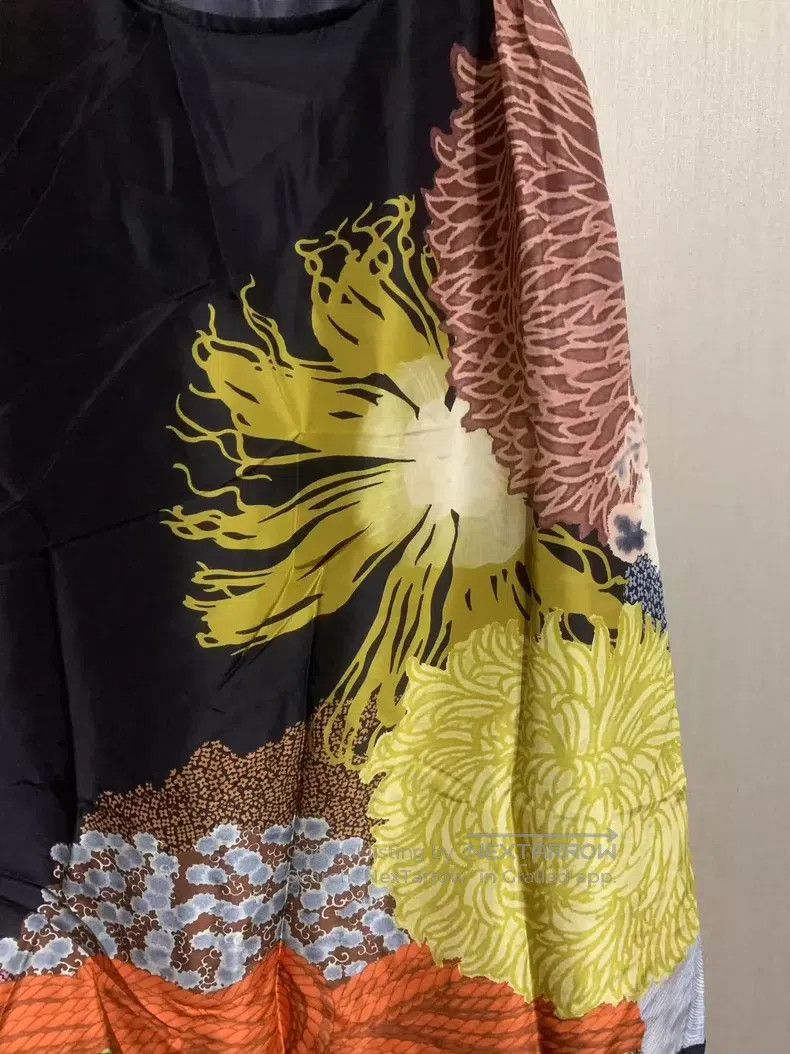 Dries Van Noten Dries Van Noten Runway-Exclusive Blooming Flower Silk Dres Size M / US 6-8 / IT 42-44 - 2 Thumbnail