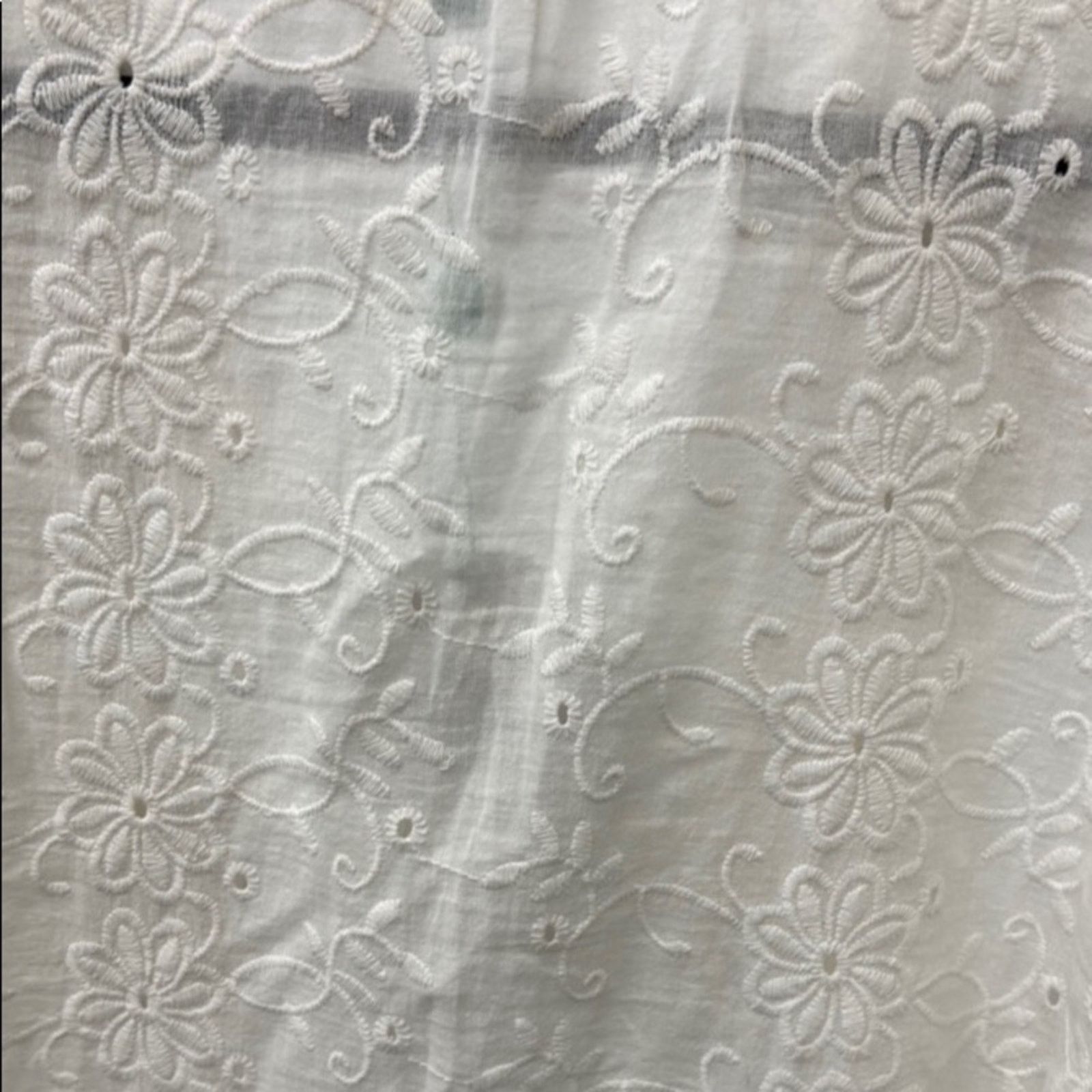 Other NWT Giacomo Cinque White Embroidered Blouse Size XL Size XL / US 12-14 / IT 48-50 - 7 Thumbnail
