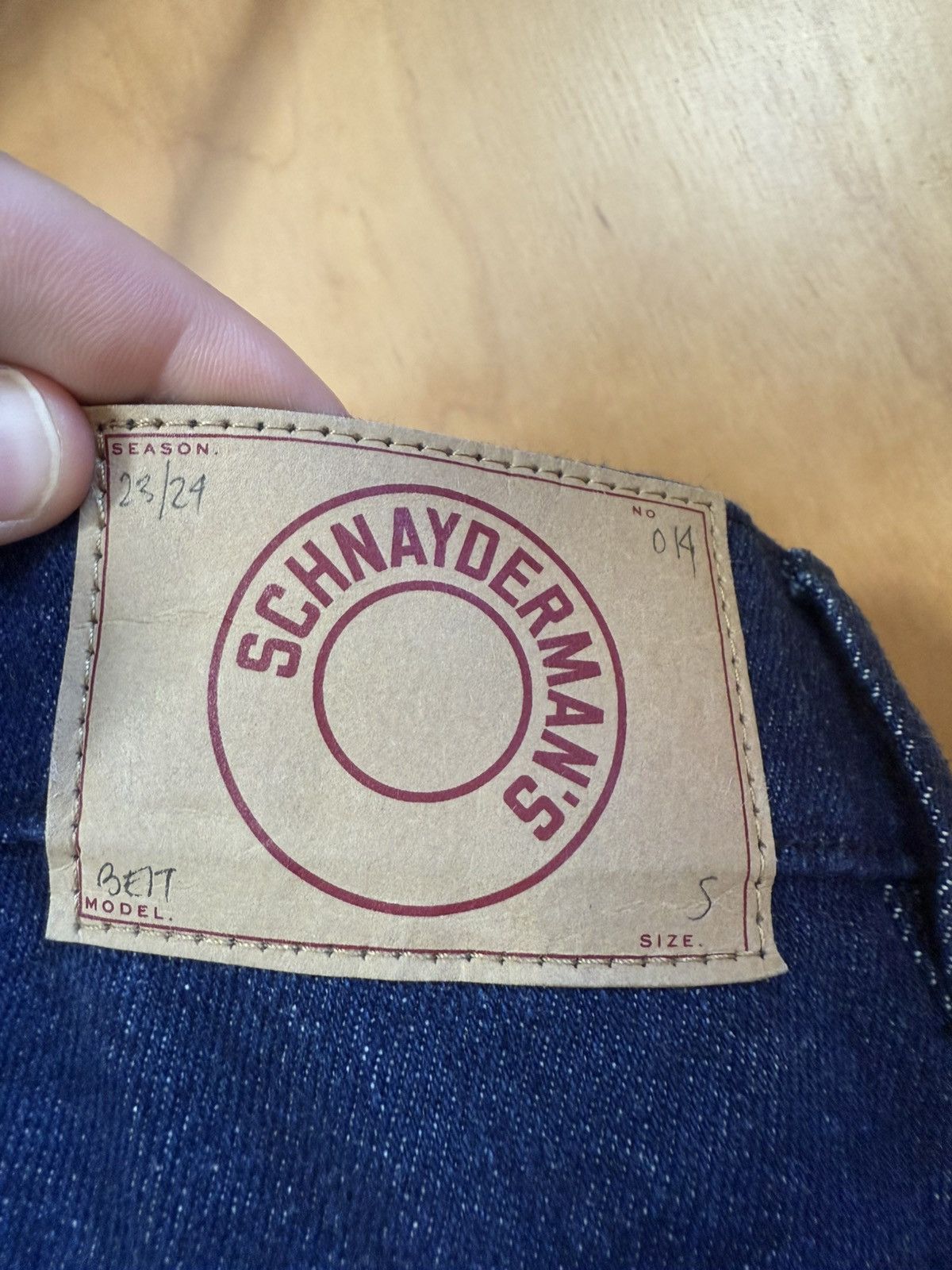 Schnaydermans Pleated Denim Jeans Size US 31 - 4 Thumbnail