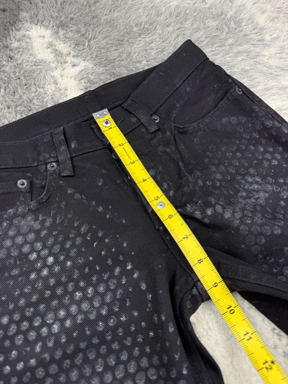 Archived! SS2003 Helmut Lang Rubber Tire Printed Denim