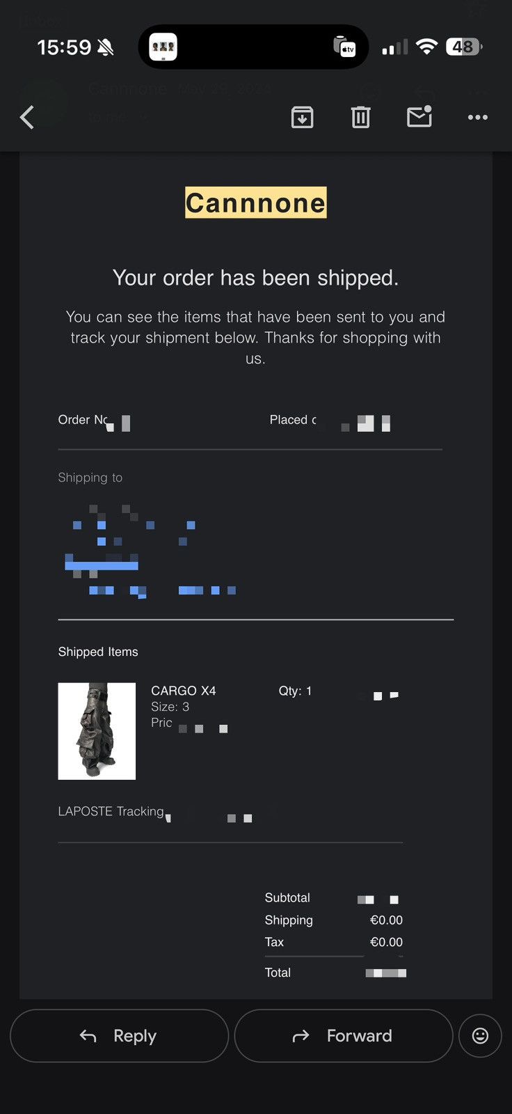 Cannnone Cannnone Cargo X4 Size US 34 / EU 50 - 6 Thumbnail