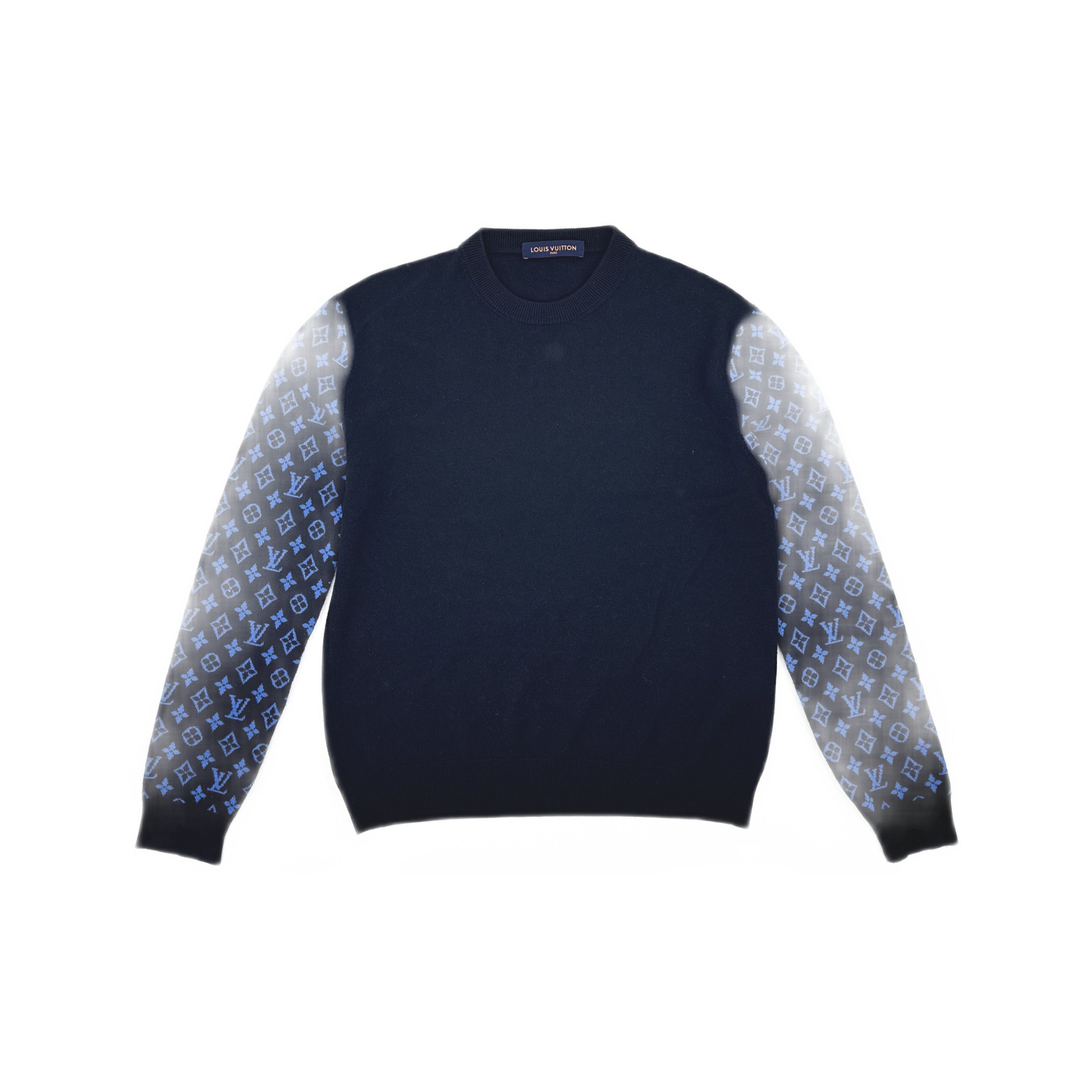 Louis Vuitton Louis Vuitton Monogram Sleeve Crewneck Sweater M Size US M / EU 48-50 / 2 - 1 Thumbnail