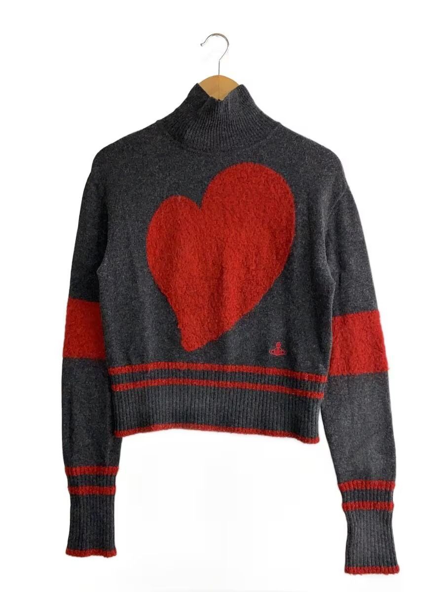 Vivienne Westwood Heart Orb Turtleneck Wool Knit Sweater Size M / US 6-8 / IT 42-44 - 1 Thumbnail
