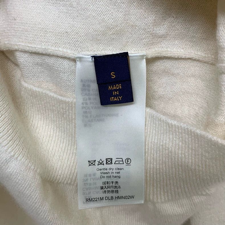 Louis Vuitton Louis Vuitton Knitted sweater in beige with double dragons Size US S / EU 44-46 / 1 - 4 Thumbnail