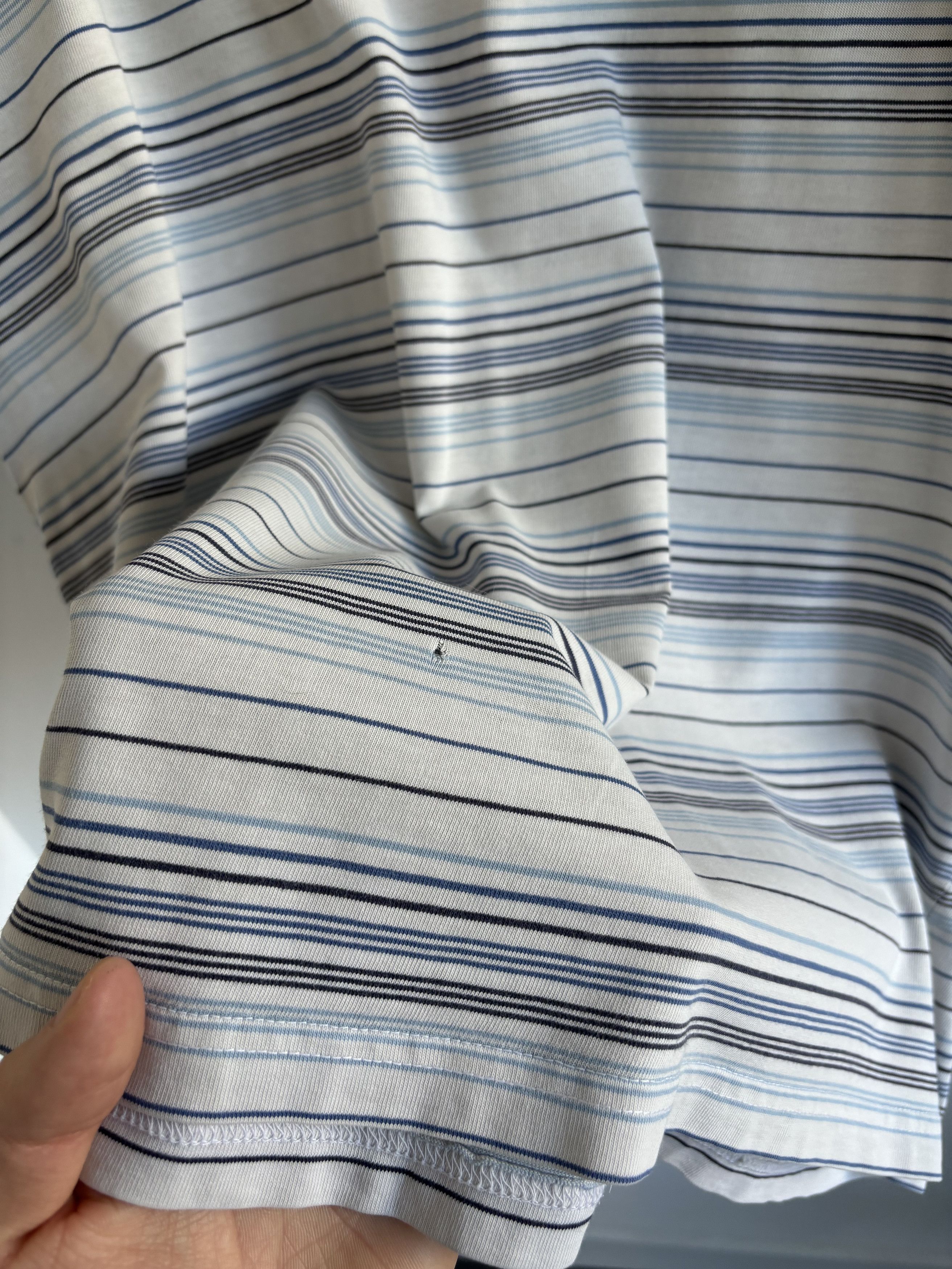 Yves Saint Laurent Vintage Yves Saint Lauren Stripped Tee Size US L / EU 52-54 / 3 - 5 Thumbnail
