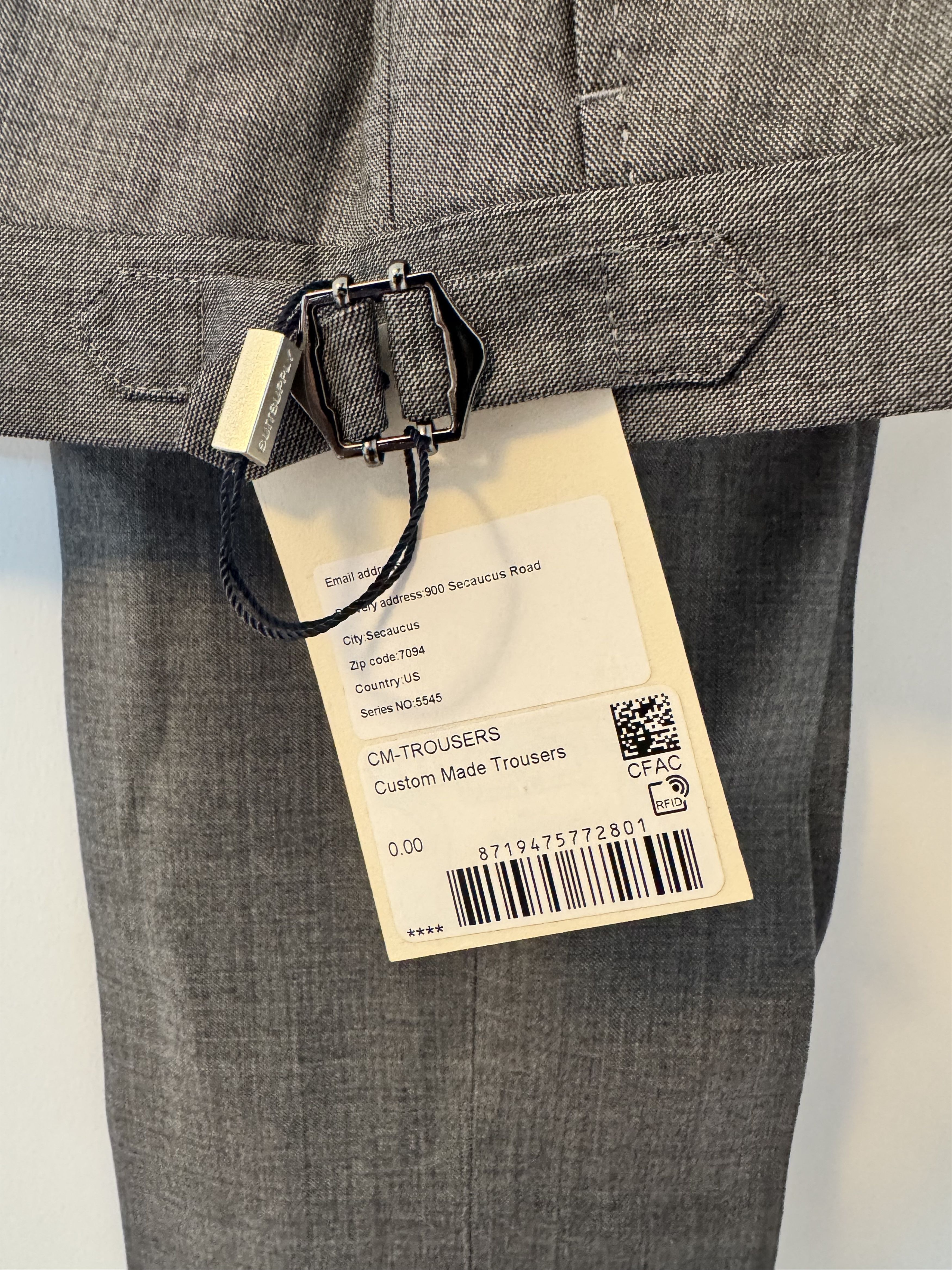 Suitsupply Suitsupply • Dark Gray Wool Suit NWT (MTM) Size 36R - 5 Thumbnail