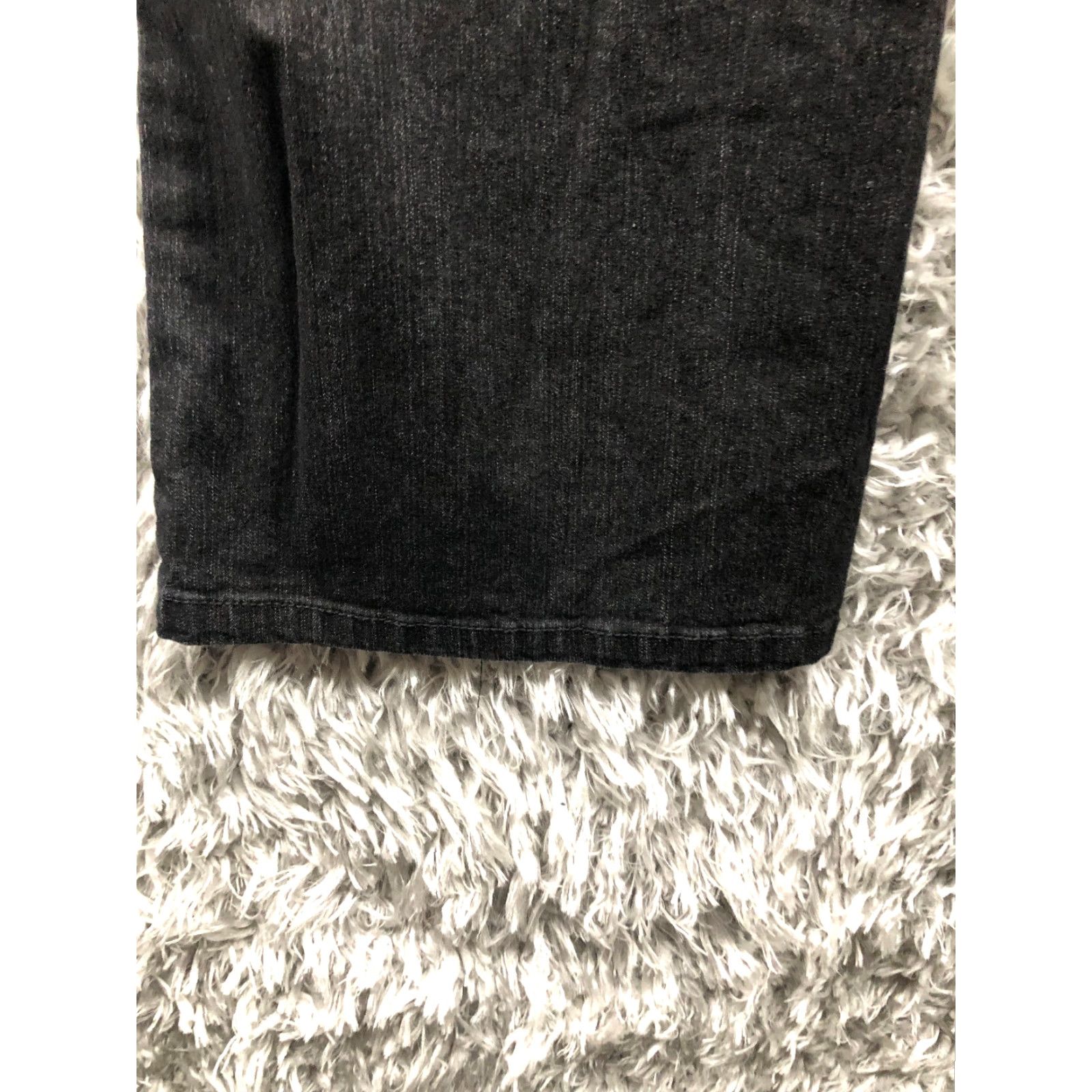 Denime Metro7 Jeans Womens Size 16 Dark Wash Black Denim Mid Rise Straight 5-Pocket Size 38" / US 16 / IT 52 - 7 Thumbnail