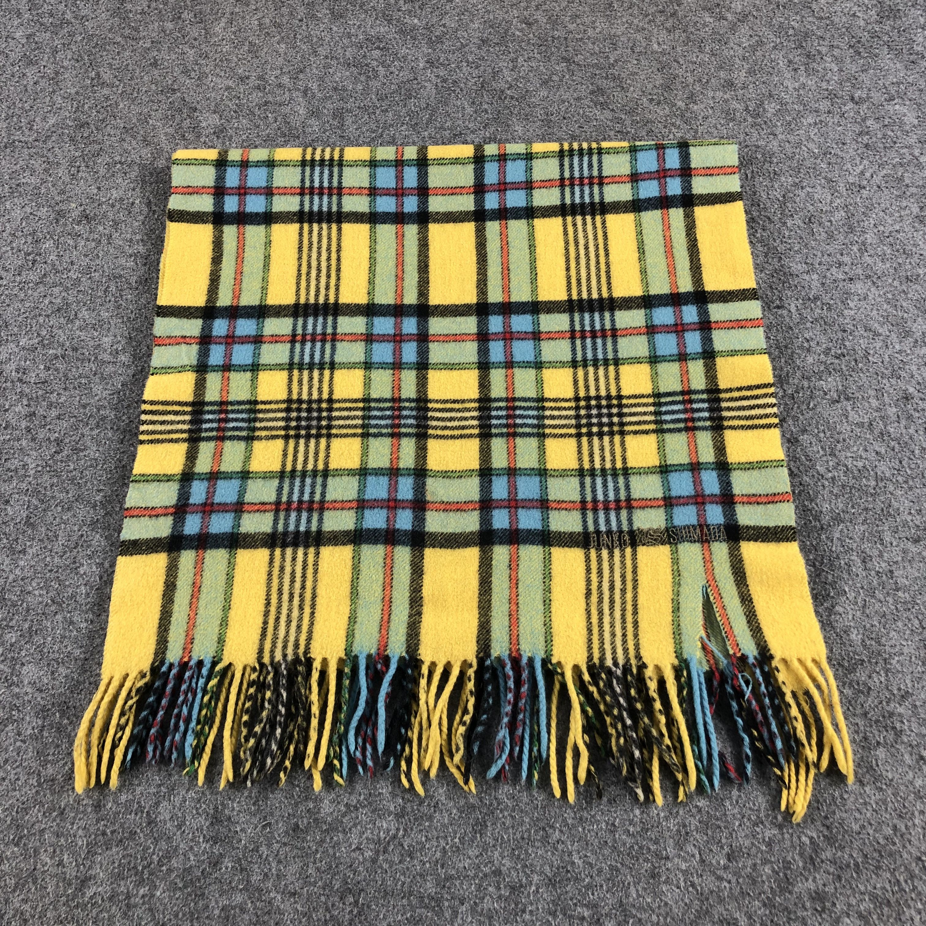 Junko Shimada Junko Shimada Tartan Wool Scarf Muffler V944 Size ONE SIZE - 2 Thumbnail