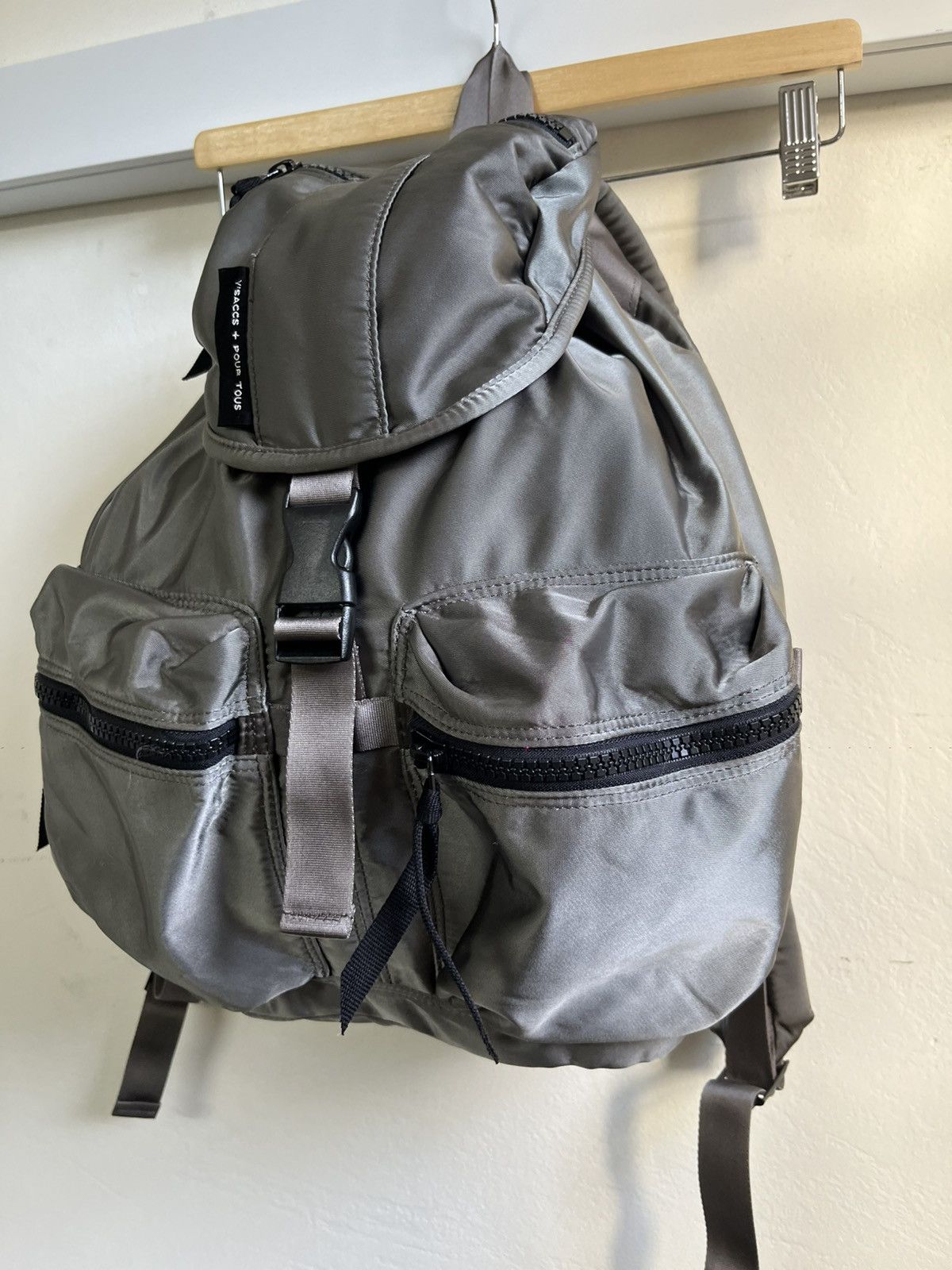 Yohji Yamamoto Vintage Y’saccs Sand Backpack Size ONE SIZE - 4 Thumbnail