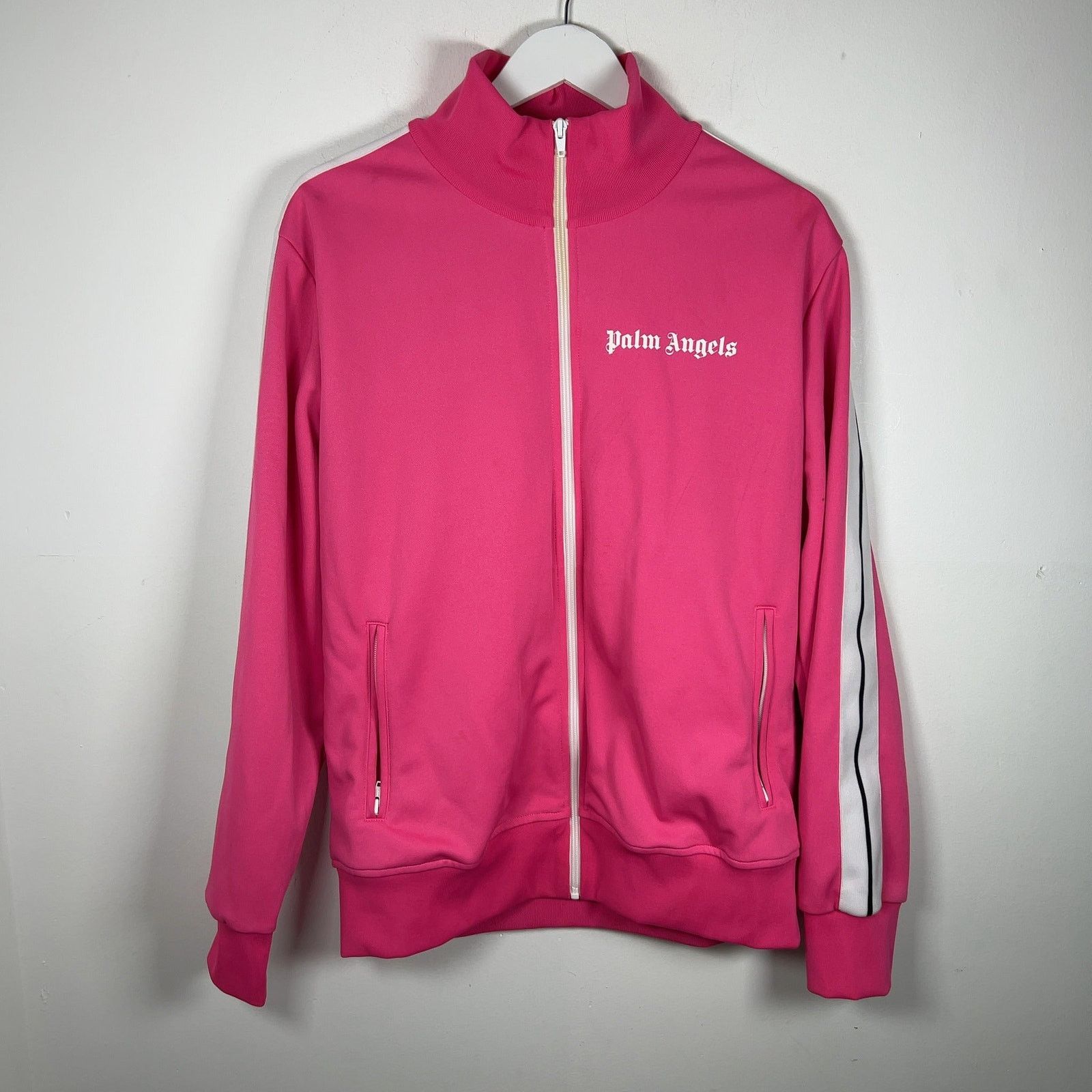 Palm Angels Palm Angels Hot Pink Track Jacket Size US XL / EU 56 / 4 - 1 Thumbnail