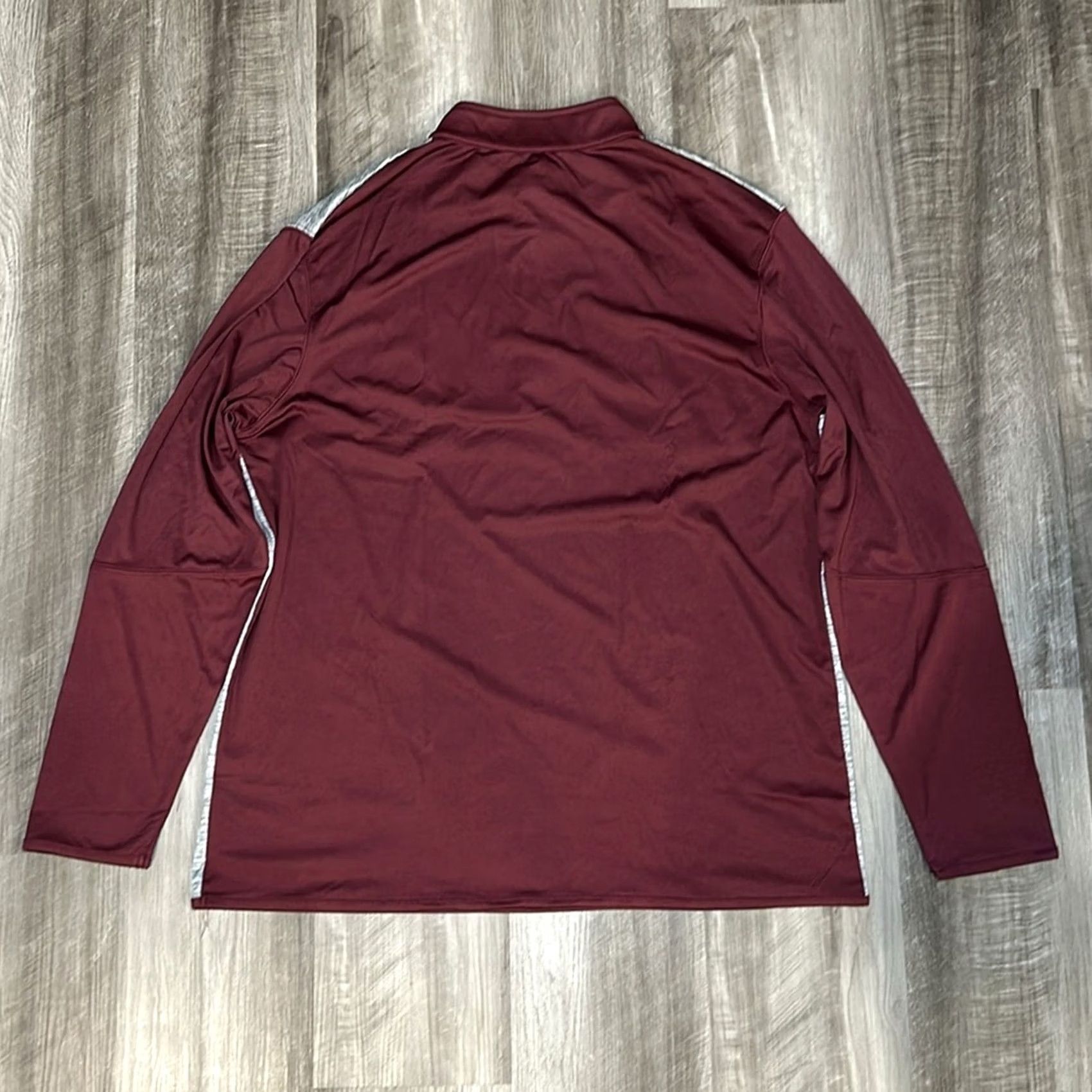 Vintage VINTAGE Texas State Bobcats Colosseum Performance Quarter Zip Pullover XL Gray Mens Sweatshirt Pullover 100% Polyester 30" Length 24" Pit 24" MS4531 Size US XL / EU 56 / 4 - 3 Thumbnail