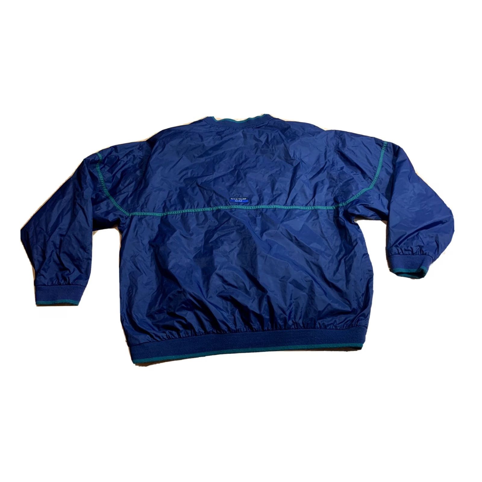 Eddie Bauer VINTAGE Eddie Bauer Golf EBTEK Windbreaker Jacket Men's XL Blue Size US XL / EU 56 / 4 - 4 Thumbnail