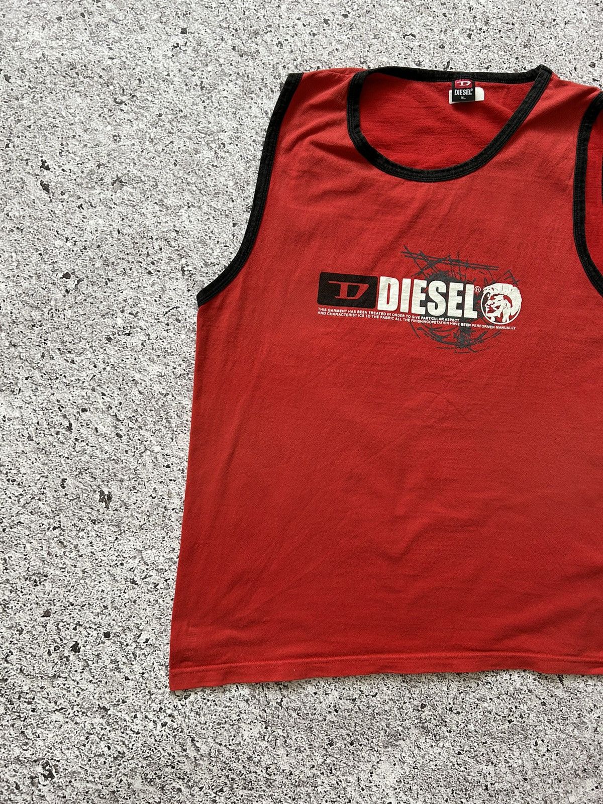 Diesel × Japanese Brand Vintage 90s Diesel Big logo t-shirt retro rare Y2K Size US XL / EU 56 / 4 - 3 Thumbnail